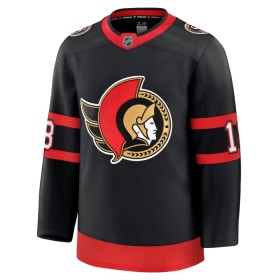 Dresovi Ottawa Senators 2024-25 Fanatics Premium Tim Stutzle Domaći Crno - Muške